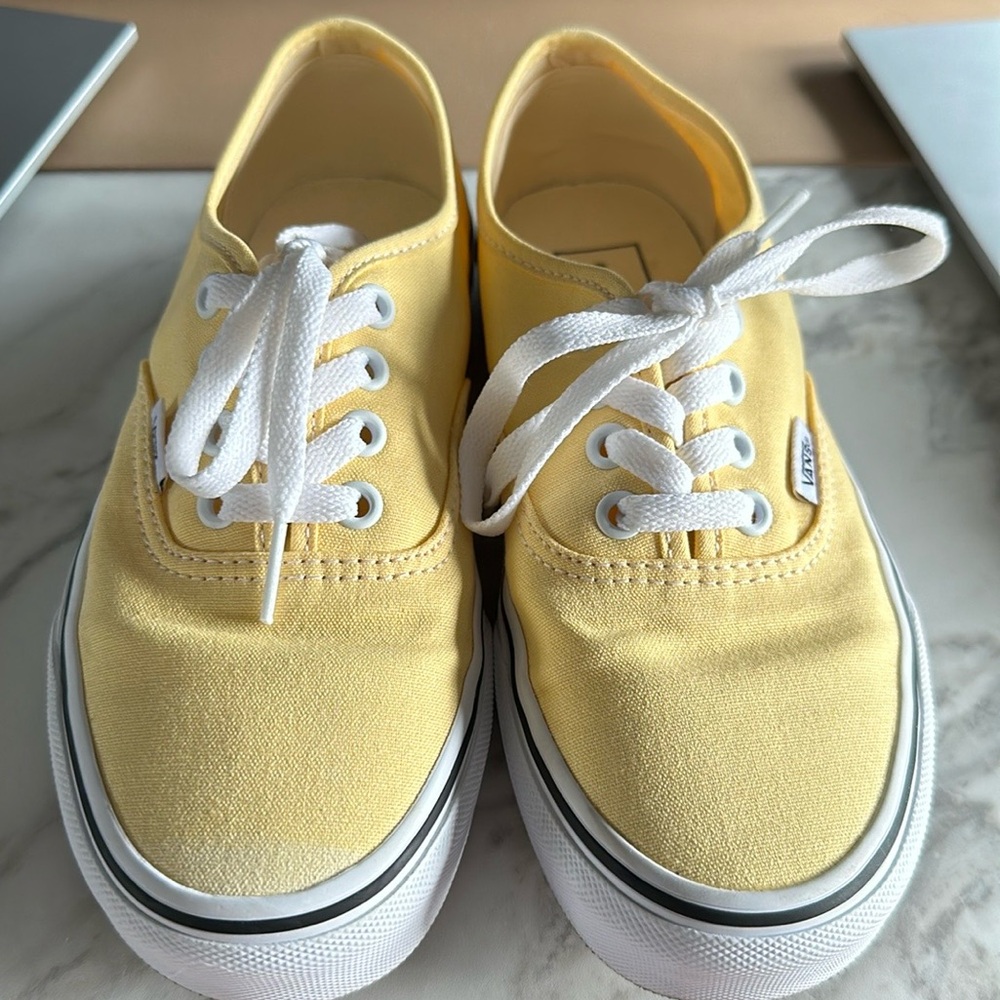 Yellow Vans - women 6.5